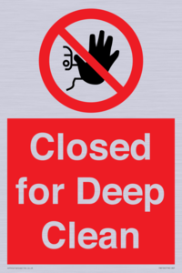 Closed for Deep Clean